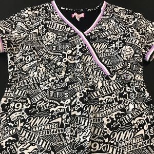 Used Koi Scrub Top Large